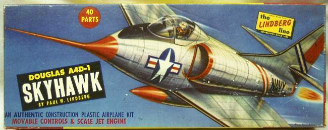 Lindberg 1/48 Douglas A4D-1 Skyhawk - (A-4), 529-79 plastic model kit